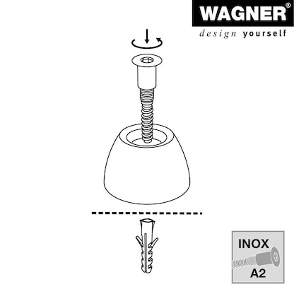 Artikelbild 3 für WAGNER® design yourself EH 5200 Türstopper Gummi, Artikelnummer 420469