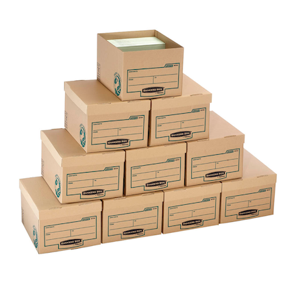 Artikelbild für Bankers Box Archivboxen Bankers Box® Earth Series Budget Box braun 32,6 x 39,6 x 25,7 cm, 10 St., Artikelnummer 251266