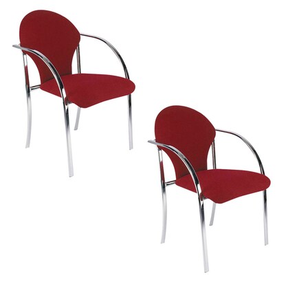 Artikelbild für Nowy Styl Besucherstühle VISA CHROM bordeaux Kunststoff, 2 St., Artikelnummer 783047