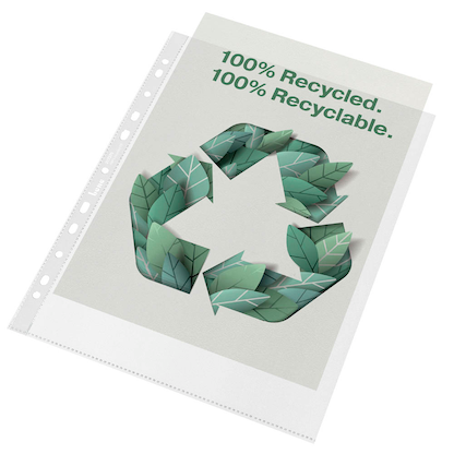 Artikelbild 3 für bene Prospekthüllen DIN A4 transparent genarbt 0,07 mm, 100 St., Artikelnummer 320404