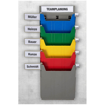 Artikelbild 2 für EICHNER Beschriftungsschilder grau für EICHNER Ablagefächer, Artikelnummer 465023