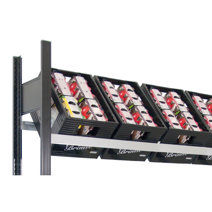 Artikelbild 2 für SCHULTE Getränkekistenregal 37008-S schwarz, silber 130,0 x 30,0 x 180,0 cm, Artikelnummer 855674