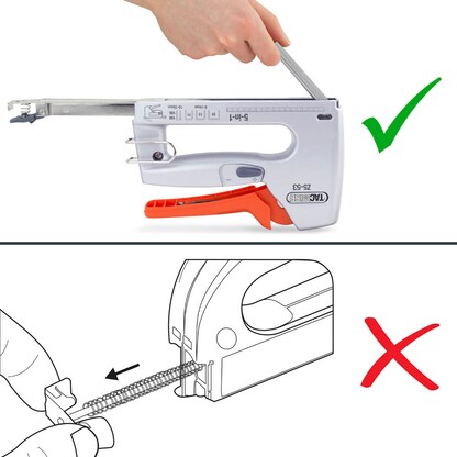 Artikelbild 7 für TACWISE™ Handtacker/-nagler Z-CT Heavy Duty silber / orange, 1 St., Artikelnummer 584579