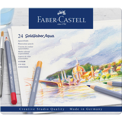 Artikelbild 3 für FABER-CASTELL Goldfaber Aqua Aquarellstifte farbsortiert, 24 St., Artikelnummer 491769
