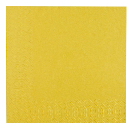 Artikelbild 2 für alouette Servietten gelb 3-lagig 33,0 x 33,0 cm, 30 St., Artikelnummer 432902