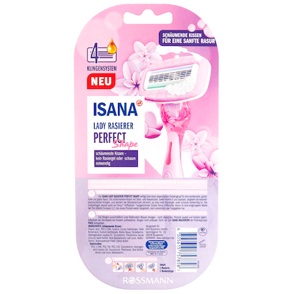 Artikelbild 4 für ISANA PERFECT Shape Nassrasierer Damen, Artikelnummer 456683