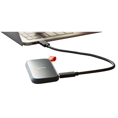 Artikelbild für SanDisk Portable SSD 2 TB externe SSD-Festplatte schwarz, Artikelnummer 191108