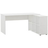 Artikelbild 1 für MÖBELPARTNER 400 Schreibtisch weiß rechteckig, Wangen-Gestell weiß 150,0 x 65,0 cm, Artikelnummer 773982