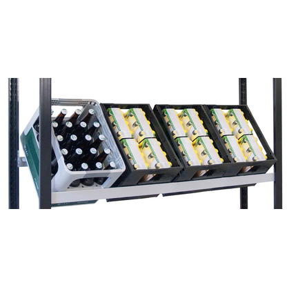 Artikelbild 3 für SCHULTE Getränkekistenregal 37008-S schwarz, silber 130,0 x 30,0 x 180,0 cm, Artikelnummer 855674