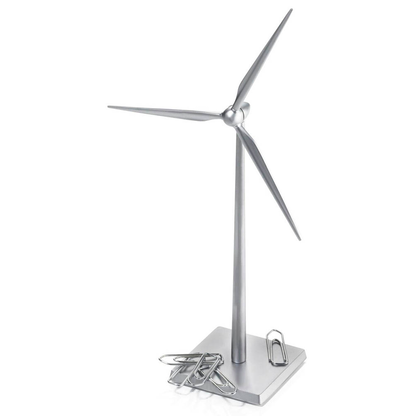 Artikelbild für TROIKA® Büroklammerspender FRESH WIND silber, Artikelnummer 666459