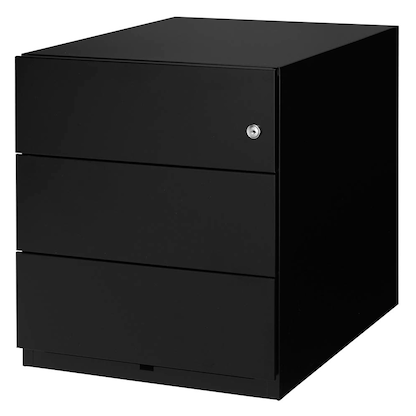 Artikelbild 5 für BISLEY Note Rollcontainer schwarz 3 Auszüge 42,0 x 56,5 x 49,5 cm, Artikelnummer 493353