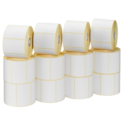 Artikelbild 3 für ZEBRA Etikettenrollen für Etikettendrucker 800262-127 weiß, 57,0 x 32,0 mm, 12 x 2100 Etiketten, Artikelnummer 675210