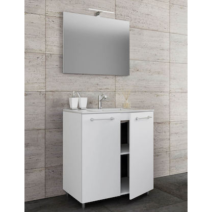 Artikelbild 5 für VCM my bath Badmöbel-Set 3-teilig Gilos 914339 weiß 80,0 x 46,0 x 86,0 cm, Artikelnummer 388484