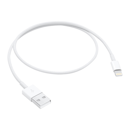 Artikelbild 2 für Apple USB 2.0 A/Lightning Kabel 0,5 m weiß, 1 St., Artikelnummer 631168