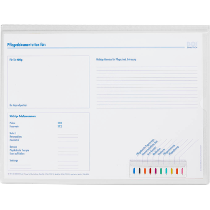 Artikelbild 6 für BOI Patienten-Dokumentationsmappe Professional-Line DIN A4 quer weiß, 1 St., Artikelnummer 666962