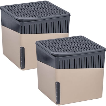 Artikelbild für WENKO Cube Raumentfeuchter beige, 2x 1,0 kg, Artikelnummer 816771