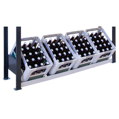 Artikelbild 4 für SCHULTE Getränkekistenregal 37008-S schwarz, silber 130,0 x 30,0 x 180,0 cm, Artikelnummer 855674