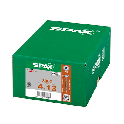Artikelbild 11 für SPAX® Universalschrauben Z2 Rückwandkopf WIROX 0281010400132 4 mm x 13 mm, 3.000 St., Artikelnummer 395796