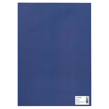 Artikelbild 2 für HERMA Heftumschlag glatt dunkelblau Papier DIN A4, Artikelnummer 116139