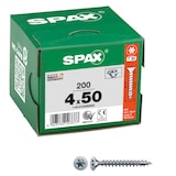 Artikelbild 1 für SPAX® Universalschrauben T20 Senkkopf WIROX 1191010400503 4 mm x 50 mm, 200 St., Artikelnummer 745016