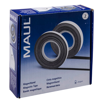 Artikelbild 2 für MAUL Magnetband selbstklebend schwarz 4,5 cm x 10,0 m, 1 St., Artikelnummer 293779