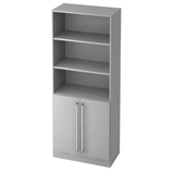 Artikelbild 1 für HAMMERBACHER Regalschrank 7700 CE, V7700/5/5/CE lichtgrau 80,0 x 42,0 x 200,4 cm, 1 St., Artikelnummer 861056