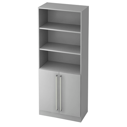 Artikelbild für HAMMERBACHER Regalschrank 7700 CE, V7700/5/5/CE lichtgrau 80,0 x 42,0 x 200,4 cm, 1 St., Artikelnummer 861056