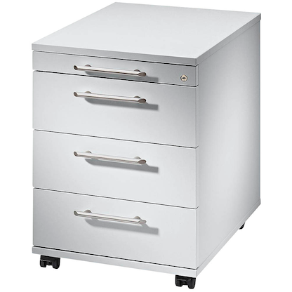 Artikelbild für HAMMERBACHER Orbis Rollcontainer lichtgrau 4 Auszüge 42,8 x 58,0 x 59,0 cm, Artikelnummer 470278