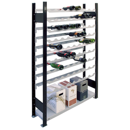 Artikelbild für SCHULTE Weinregal schwarz, silber 106,0 x 28,6 x 180,0 cm, 1 St., Artikelnummer 855181