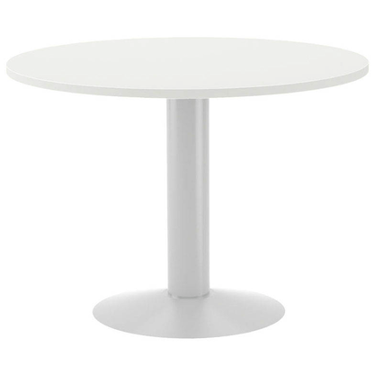Artikelbild für rocada Mehrzwecktisch weiß rund, Säulenfuß weiß, 100,0 x 100,0 x 72,0 cm, Artikelnummer 117786