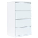 Artikelbild 1 für LÜLLMANN Hängeregistraturschrank signalweiß 4 Schubladen 76,0 x 62,0 x 132,0 cm, 1 St., Artikelnummer 183747