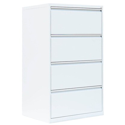 Artikelbild für LÜLLMANN Hängeregistraturschrank signalweiß 4 Schubladen 76,0 x 62,0 x 132,0 cm, 1 St., Artikelnummer 183747