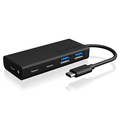 Artikelbild für RaidSonic ICY BOX® USB-Hub IB-HUB1426-CPD 4-fach schwarz, Artikelnummer 201109