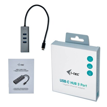 Artikelbild 7 für i-tec® USB-Hub USB-C Metal 3-fach grau, Artikelnummer 662146