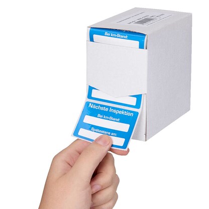 Artikelbild 3 für EICHNER Aufkleber Nächste Inspektion bei, blau/weiß, 250 St., Artikelnummer 703961