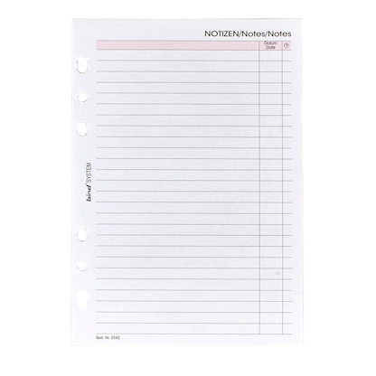 Artikelbild 2 für bind Ringbuch-Ergänzungsblätter Notizen A5, 50 Blatt, Artikelnummer 794347