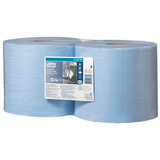 Artikelbild 1 für TORK Putztuchrollen Advanced 440 3-lagig blau, 350 Blätter, 2 Rollen, Artikelnummer 499566