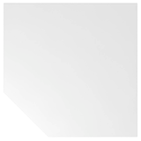 Artikelbild 1 für HAMMERBACHER Verbindungsplatte NT12 weiß, silber Trapezform 120,0 x 80,0 x 72,0 cm, Artikelnummer 866436