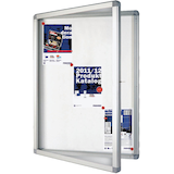 Artikelbild 1 für FRANKEN Schaukasten ECO silber 9x DIN A4 75,0 x 4,5 x 101,1 cm, 1 St., Artikelnummer 534622