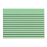 Artikelbild 1 für Karteikarten DIN A6 grün liniert, 100 St., Artikelnummer 432401