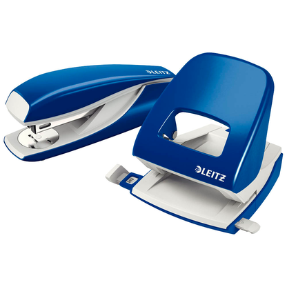 Artikelbild für LEITZ Locher und Heftgeräte Set WOW 5095 blau, Artikelnummer 678361