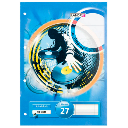 Artikelbild 7 für LANDRÉ® Schulheft Lineatur 27 liniert DIN A4 Innen- und Außenrand, 50 Blatt, 1 St., Artikelnummer 298739