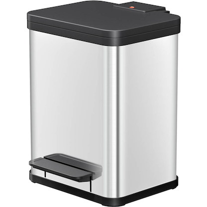 Artikelbild für Hailo Öko uno Plus M Mülleimer 17,0 l silber, 1 St., Artikelnummer 353702