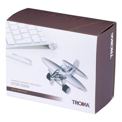 Artikelbild 3 für TROIKA® Büroklammerspender STOP-OVER silber, Artikelnummer 665929
