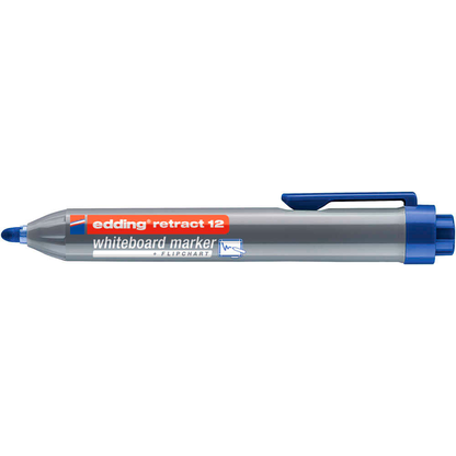 Artikelbild 2 für edding retract 12 Whiteboard-Marker blau 1,5 - 3,0 mm, 1 St., Artikelnummer 476155