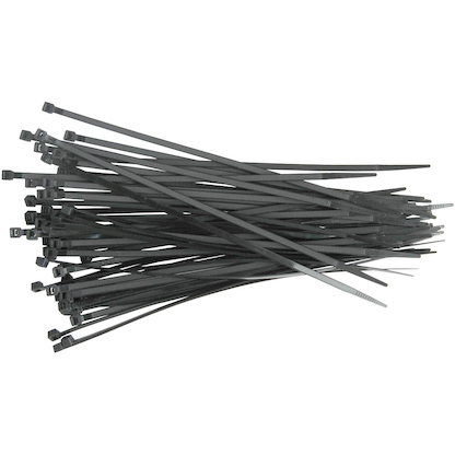 Artikelbild für CON:P Kabelbinder schwarz 250,0 mm x 4,8 mm, 50 St., Artikelnummer 260479