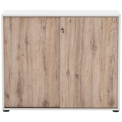 Artikelbild 8 für MÖBELPARTNER Schiebetürenschrank 400, 701764 weiß, wildeiche 1 Fachboden 100,1 x 41,0 x 83,6 cm, Artikelnummer 774014