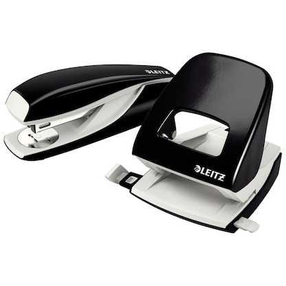 Artikelbild für LEITZ Locher und Heftgeräte Set WOW 5095 schwarz, Artikelnummer 678411