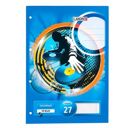 Artikelbild 3 für LANDRÉ® Schulheft Lineatur 27 liniert DIN A4 Innen- und Außenrand, 50 Blatt, 1 St., Artikelnummer 298739