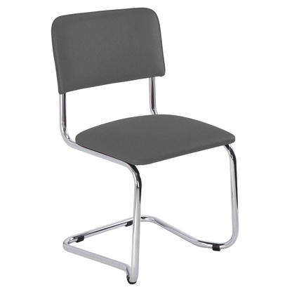 Artikelbild 2 für Nowy Styl Besucherstühle Sylwia anthrazit Stoff, 3 St., Artikelnummer 491605